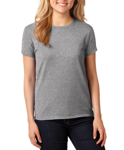 Gildan® Ladies 100% Cotton T-Shirt - Full Quality Print