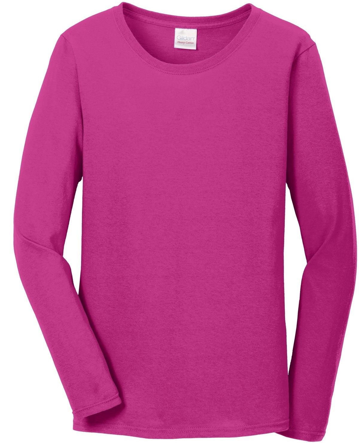 Gildan® Ladies 100% Cotton Long Sleeve T-Shirt - Full Quality Print