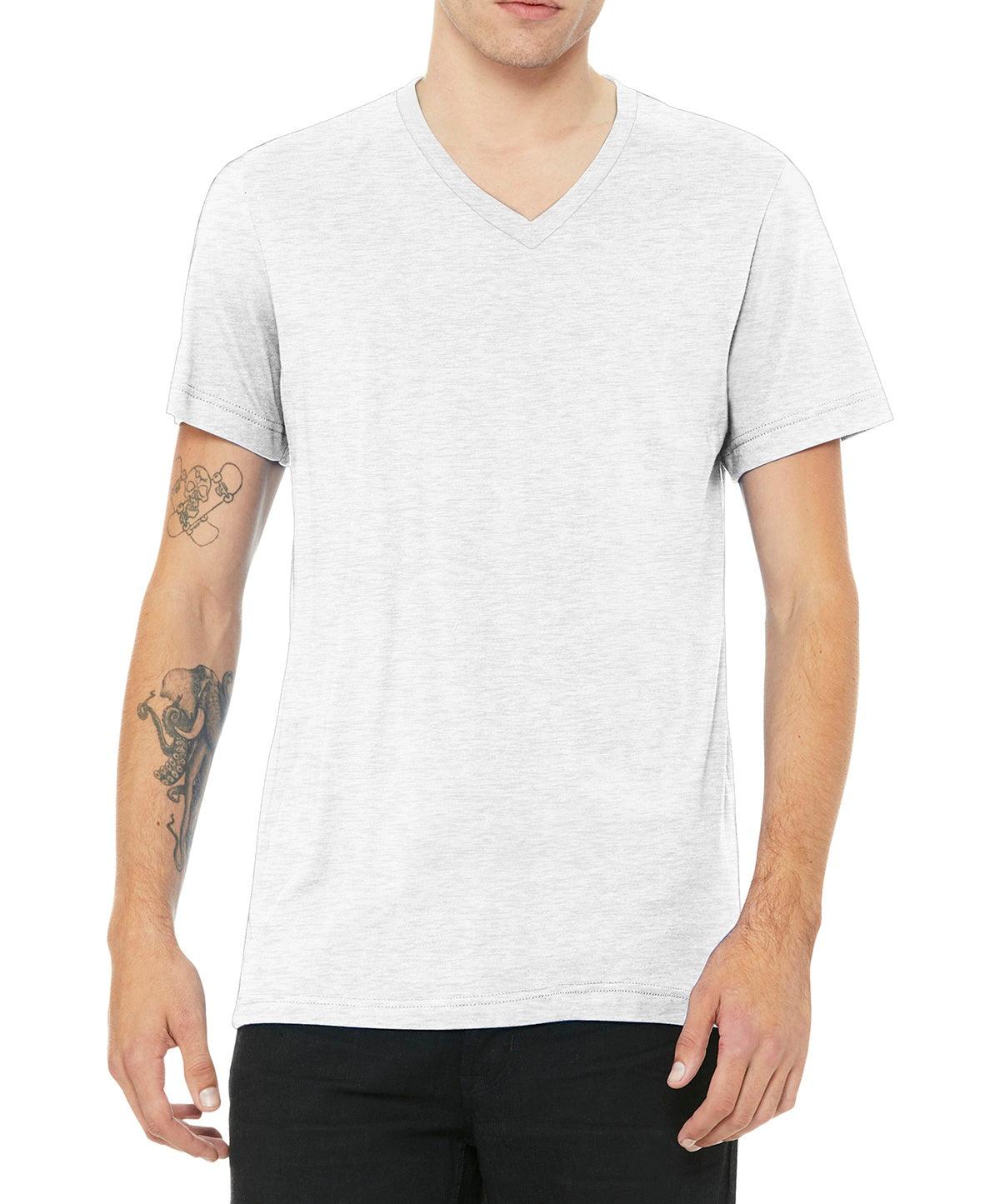 BELLA+CANVAS® Unisex Jersey V-Neck Tee - Full Quality Print