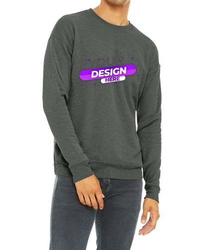 BELLA+CANVAS® Unisex Sponge Fleece Drop Shoulder Sweatshirt - Full Quality Print