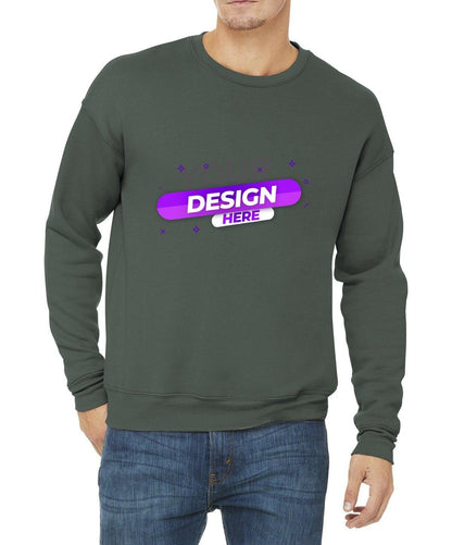 BELLA+CANVAS® Unisex Sponge Fleece Drop Shoulder Sweatshirt - Full Quality Print