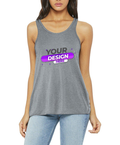 BELLA+CANVAS ® Ladies Flowy Racerback Tank - Full Quality Print
