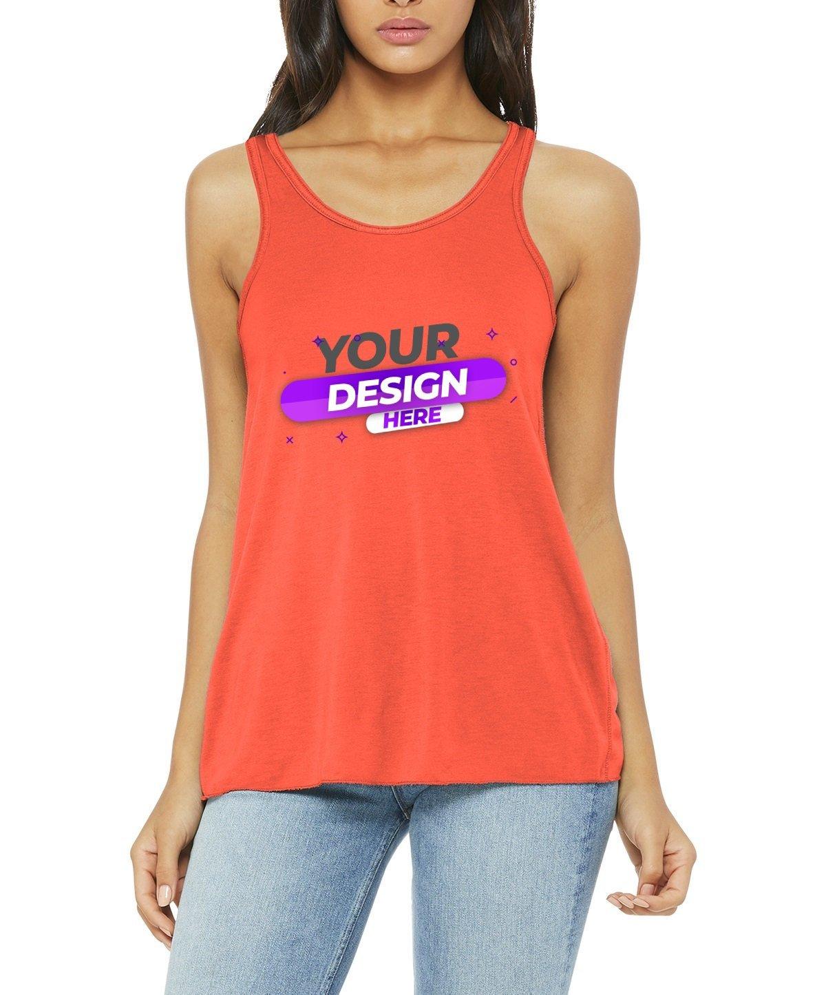 BELLA+CANVAS ® Ladies Flowy Racerback Tank - Full Quality Print