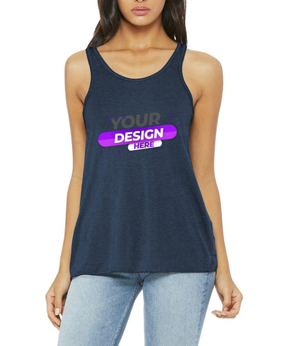 BELLA+CANVAS ® Ladies Flowy Racerback Tank - Full Quality Print