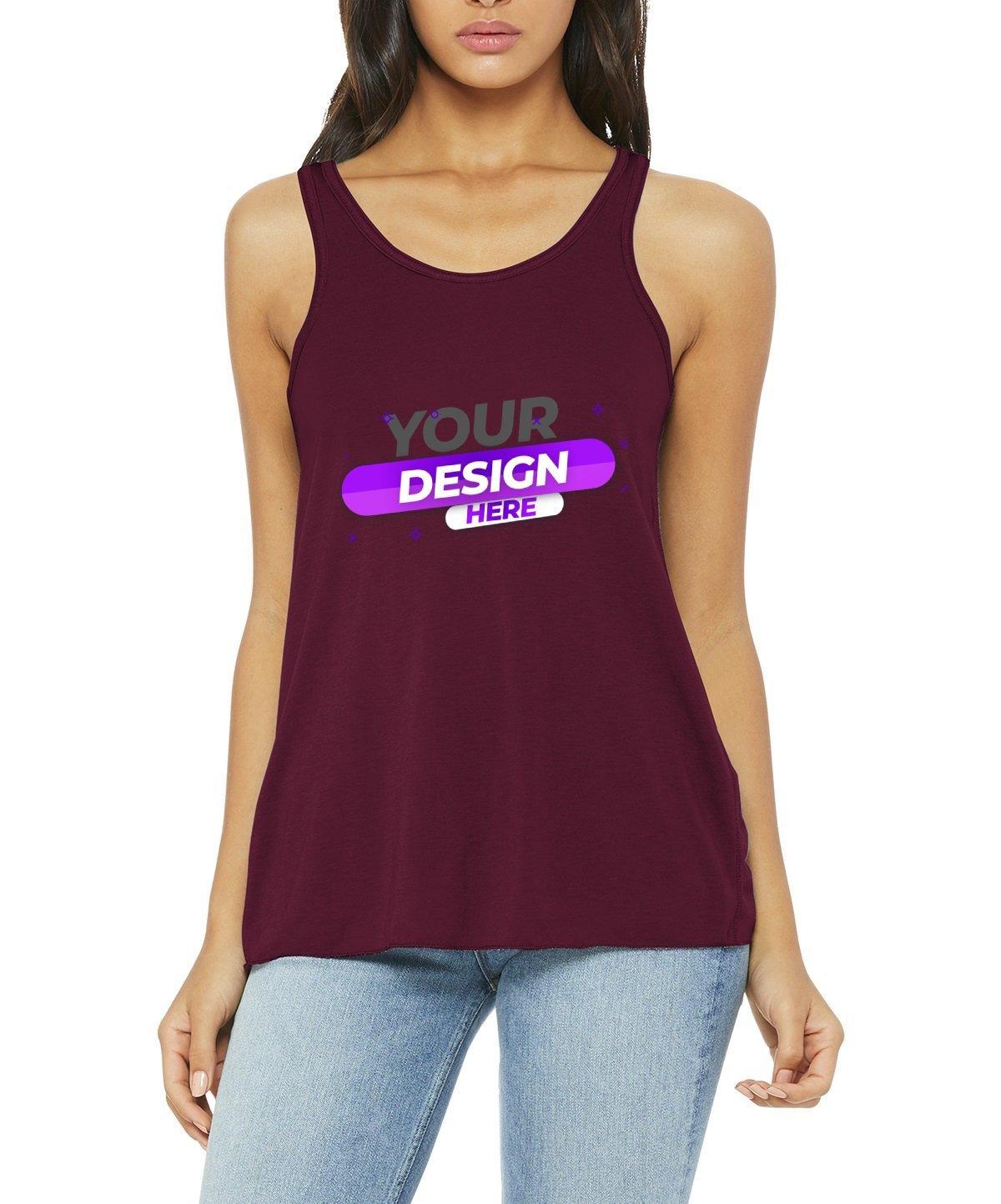 BELLA+CANVAS ® Ladies Flowy Racerback Tank - Full Quality Print