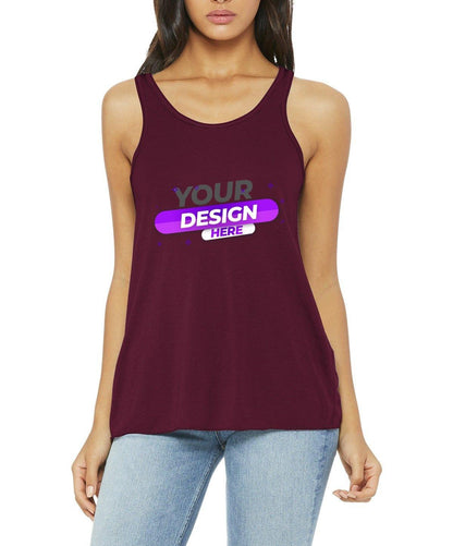 BELLA+CANVAS ® Ladies Flowy Racerback Tank - Full Quality Print