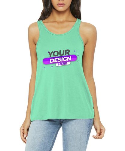 BELLA+CANVAS ® Ladies Flowy Racerback Tank - Full Quality Print