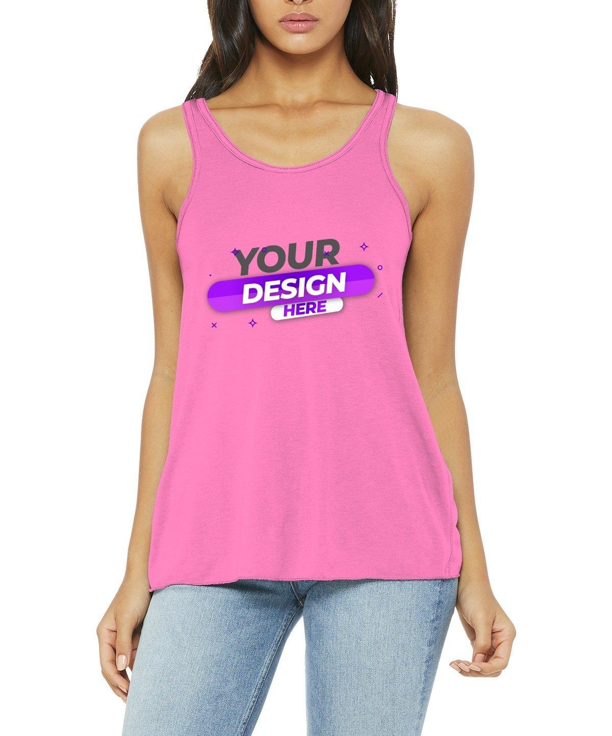 BELLA+CANVAS ® Ladies Flowy Racerback Tank - Full Quality Print