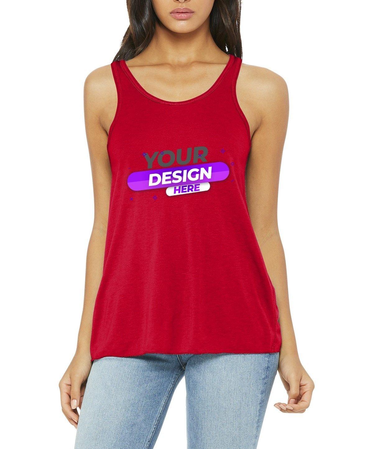 BELLA+CANVAS ® Ladies Flowy Racerback Tank - Full Quality Print