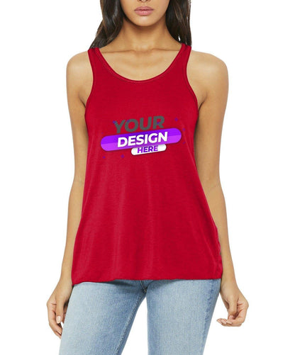 BELLA+CANVAS ® Ladies Flowy Racerback Tank - Full Quality Print