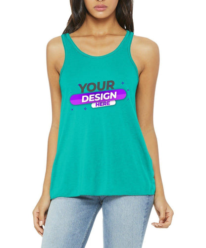 BELLA+CANVAS ® Ladies Flowy Racerback Tank - Full Quality Print