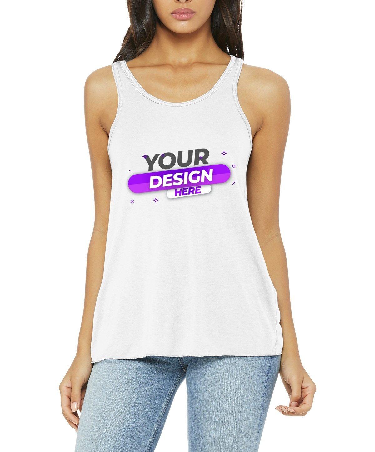 BELLA+CANVAS ® Ladies Flowy Racerback Tank - Full Quality Print