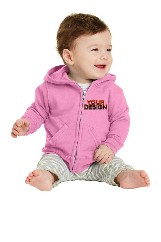 Infant Core Fleece Full-Zip Hooded Sweatshirt - Full Quality Print