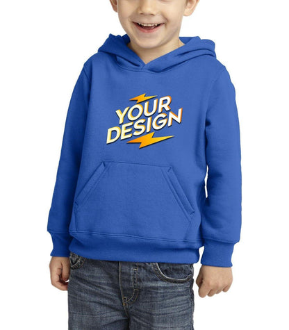 Toddler Core Fleece Pullover Hooded Sweatshirt - Full Quality Print