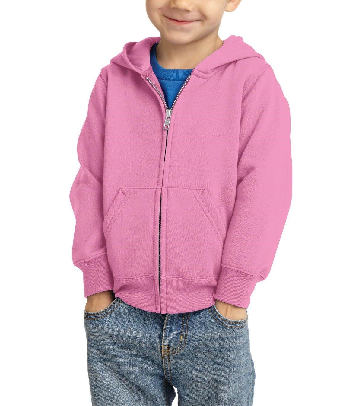 Toddler Core Fleece Full-Zip Hooded Sweatshirt - Full Quality Print