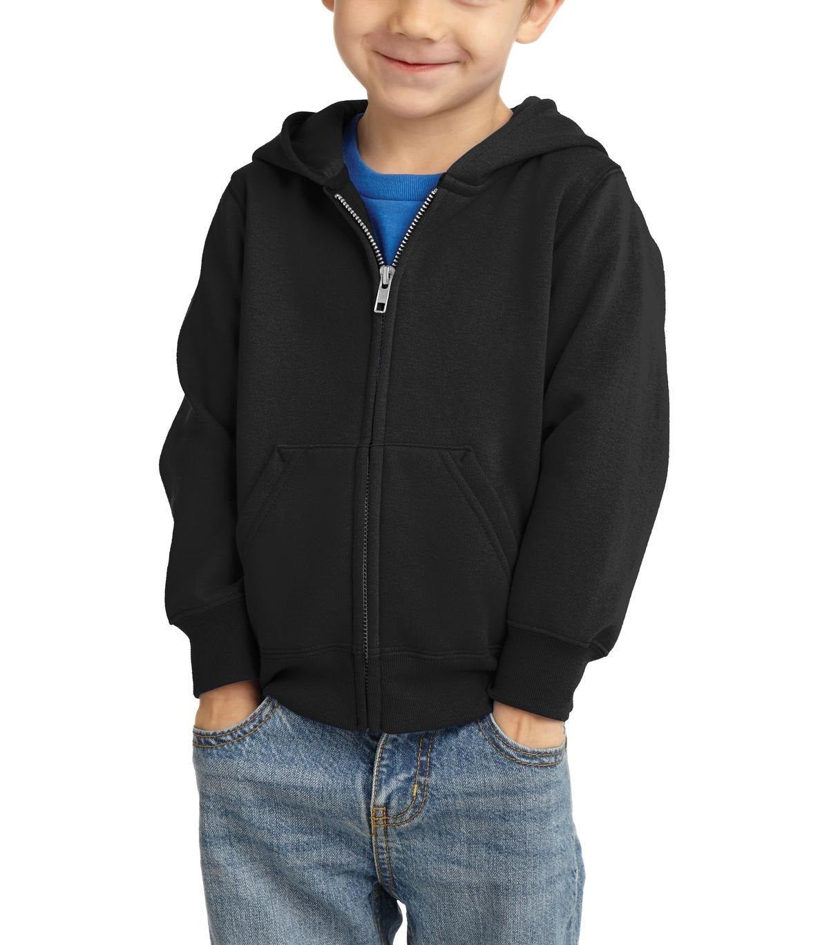Toddler Core Fleece Full-Zip Hooded Sweatshirt - Full Quality Print