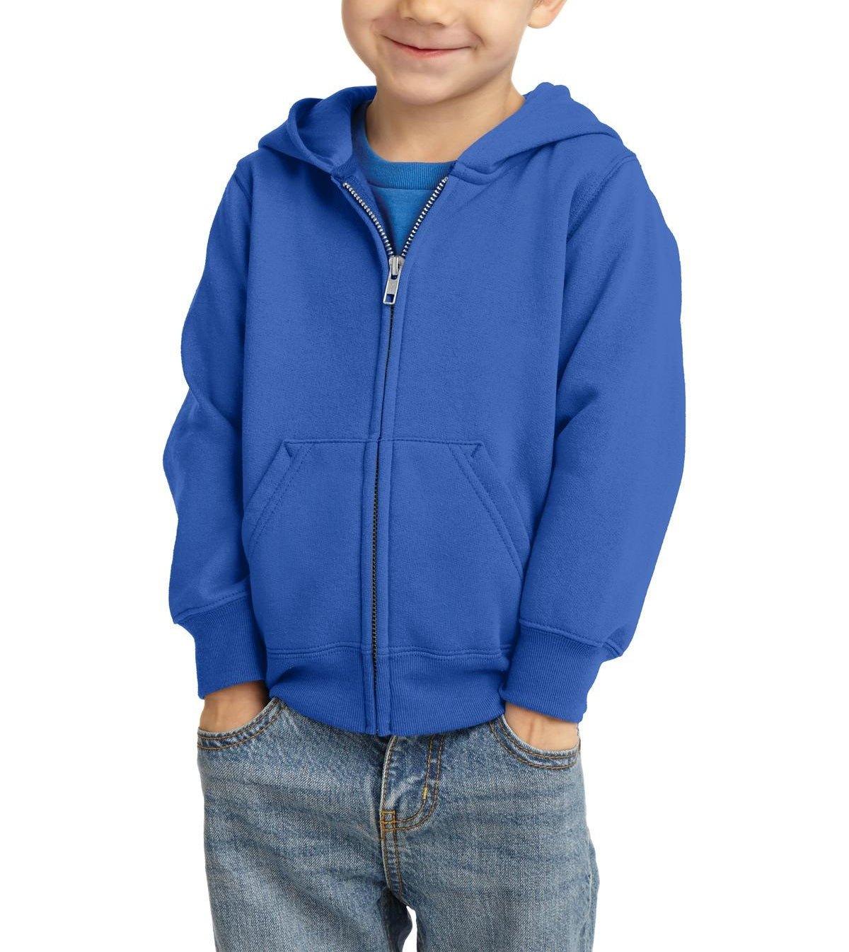 Toddler Core Fleece Full-Zip Hooded Sweatshirt - Full Quality Print