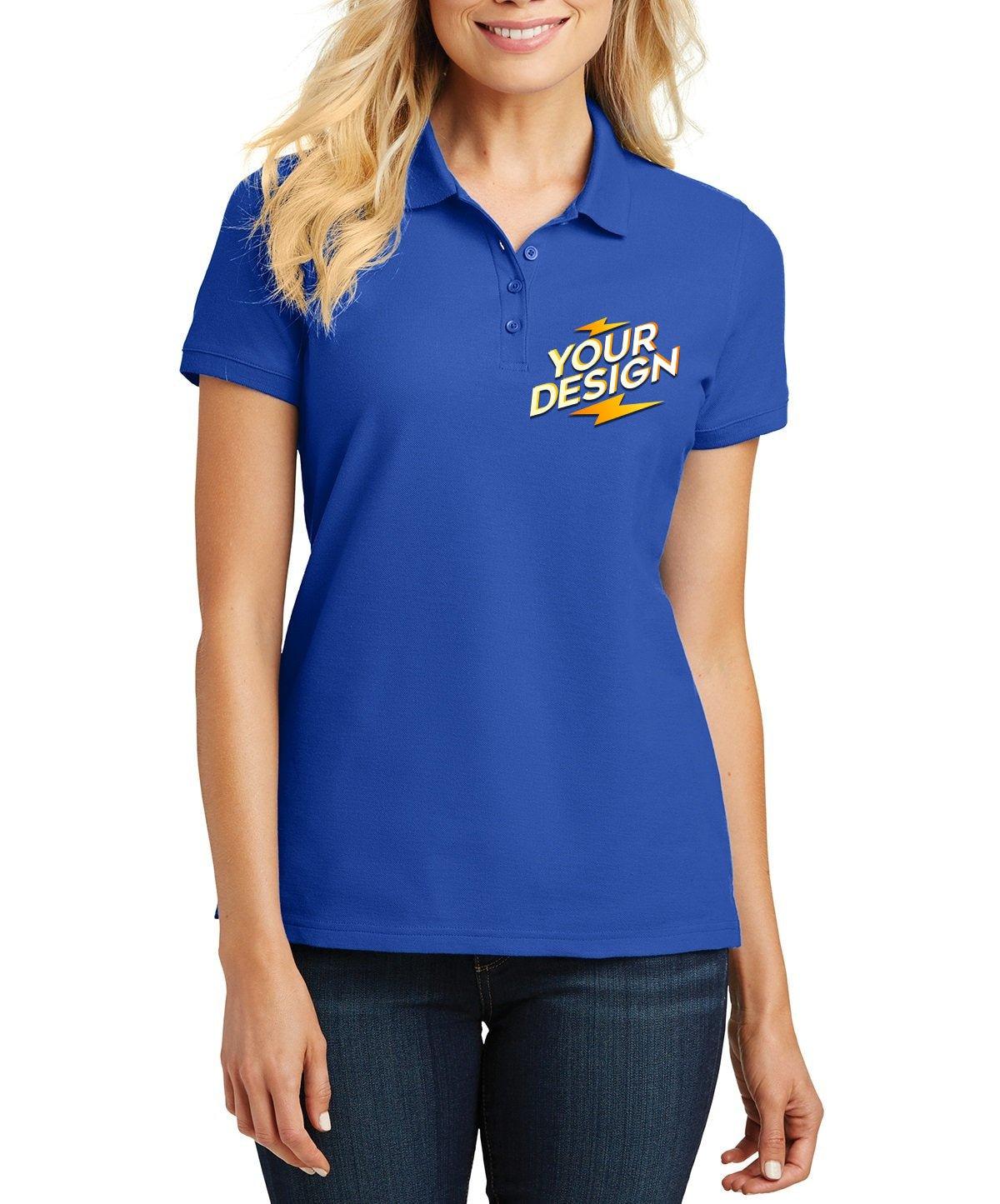 Port Authority® Ladies Core Classic Pique Polo - Full Quality Print