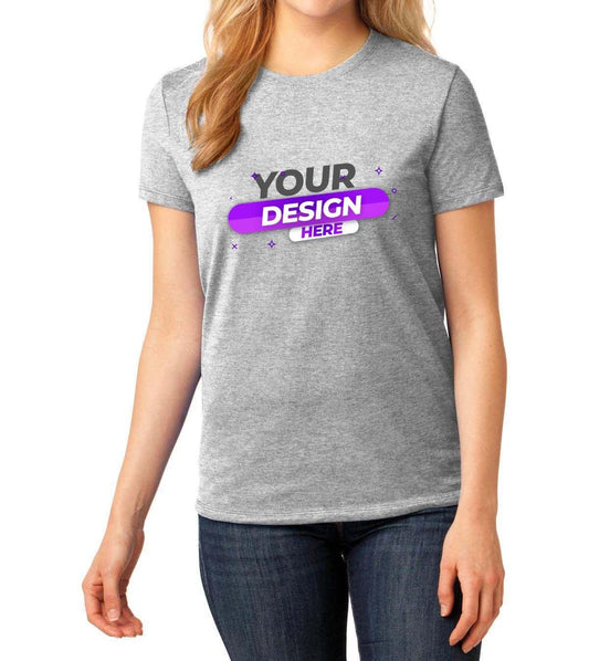 Port & Company® Ladies Core Cotton Tee - Full Quality Print