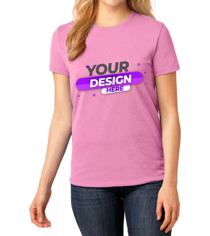 Port & Company® Ladies Core Cotton Tee - Full Quality Print