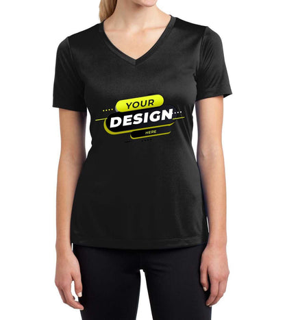 Sport-Tek® Ladies Competitor V-Neck - Full Quality Print