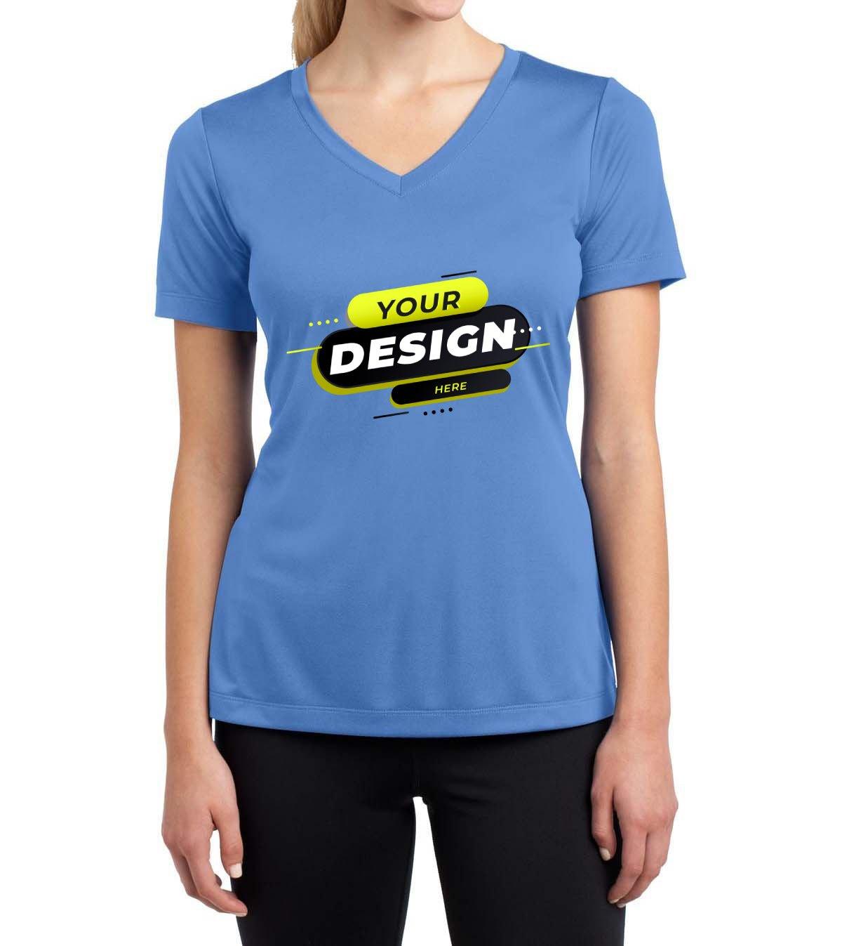 Sport-Tek® Ladies Competitor V-Neck - Full Quality Print