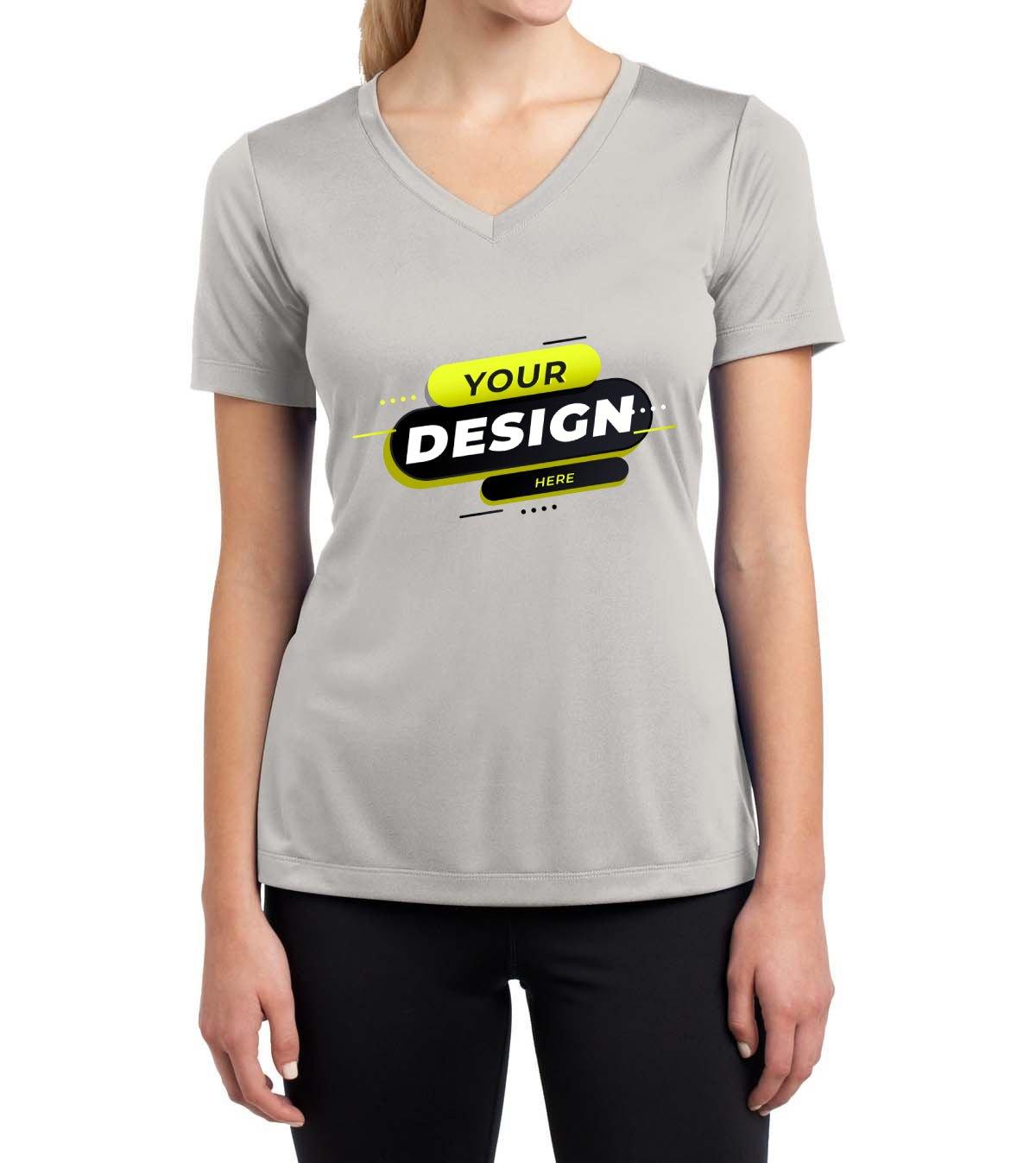 Sport-Tek® Ladies Competitor V-Neck - Full Quality Print