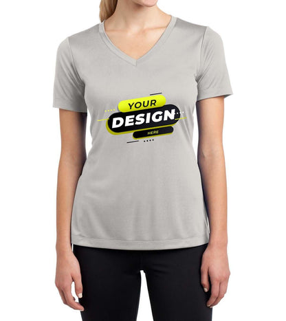 Sport-Tek® Ladies Competitor V-Neck - Full Quality Print
