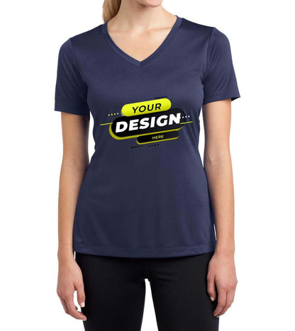 Sport-Tek® Ladies Competitor V-Neck - Full Quality Print