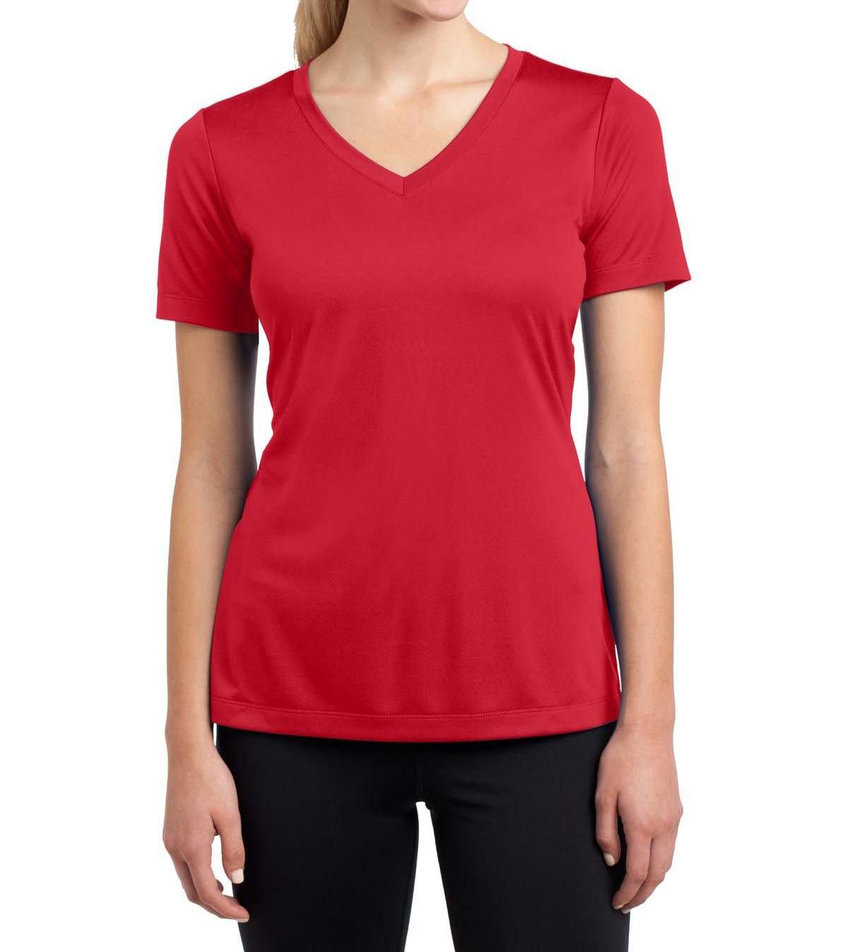 Sport-Tek® Ladies Competitor V-Neck - Full Quality Print