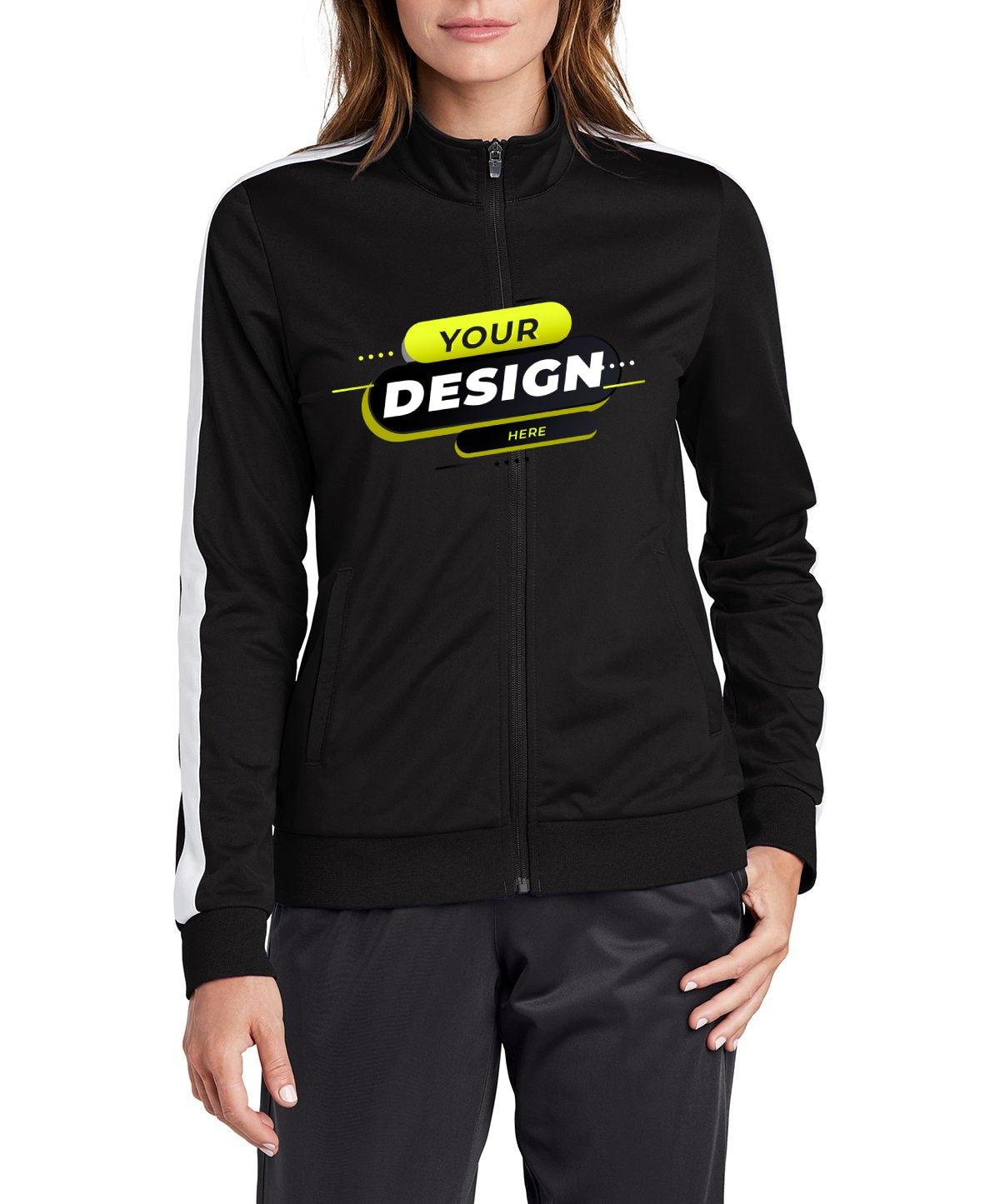 Sport-Tek® Ladies Tricot Track Jacket - Full Quality Print