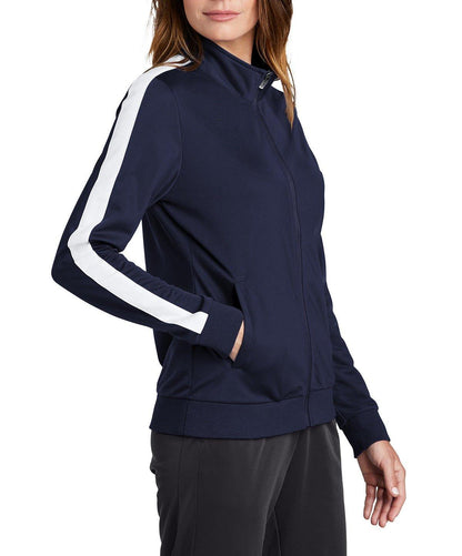 Sport-Tek® Ladies Tricot Track Jacket - Full Quality Print