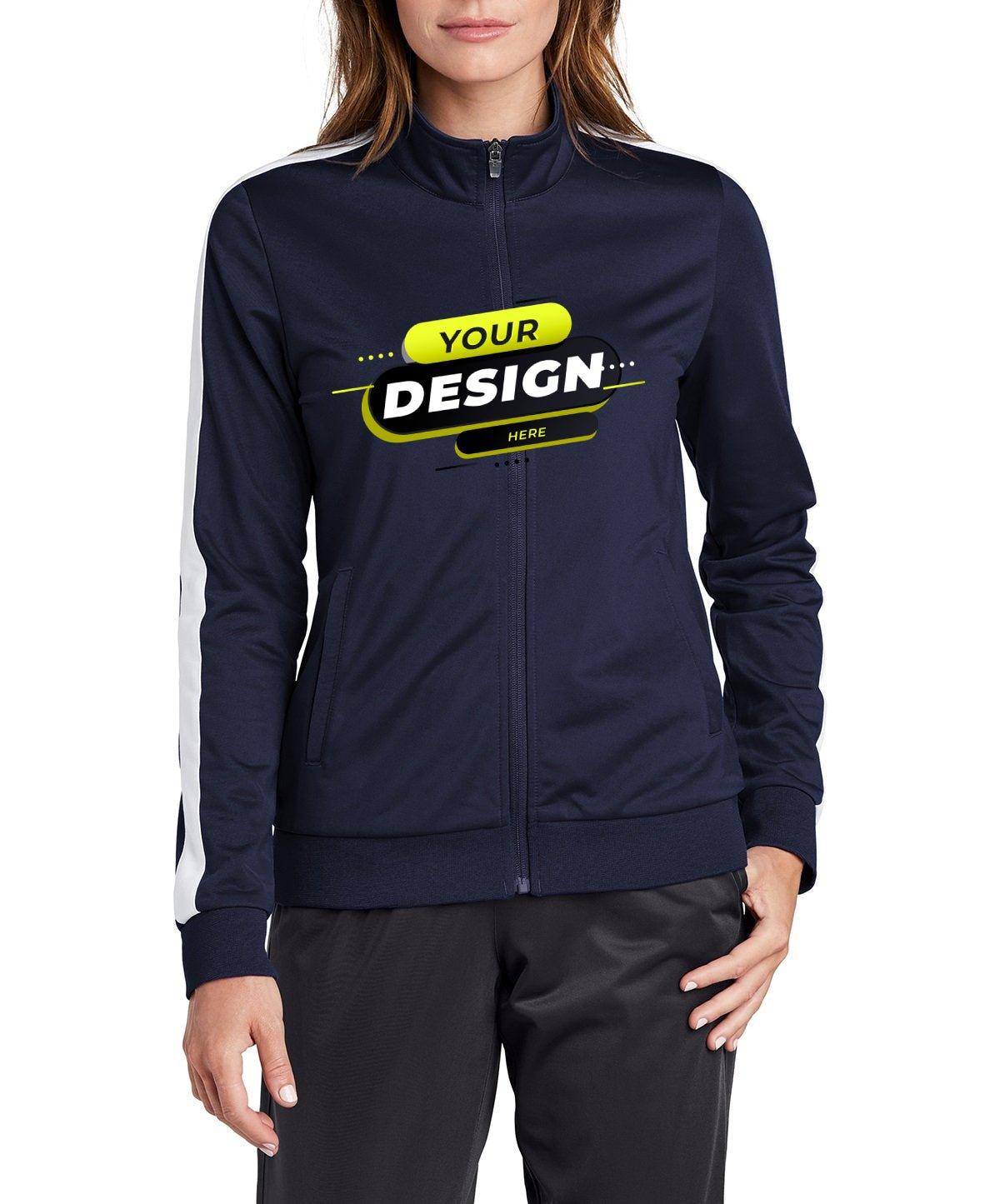 Sport-Tek® Ladies Tricot Track Jacket - Full Quality Print