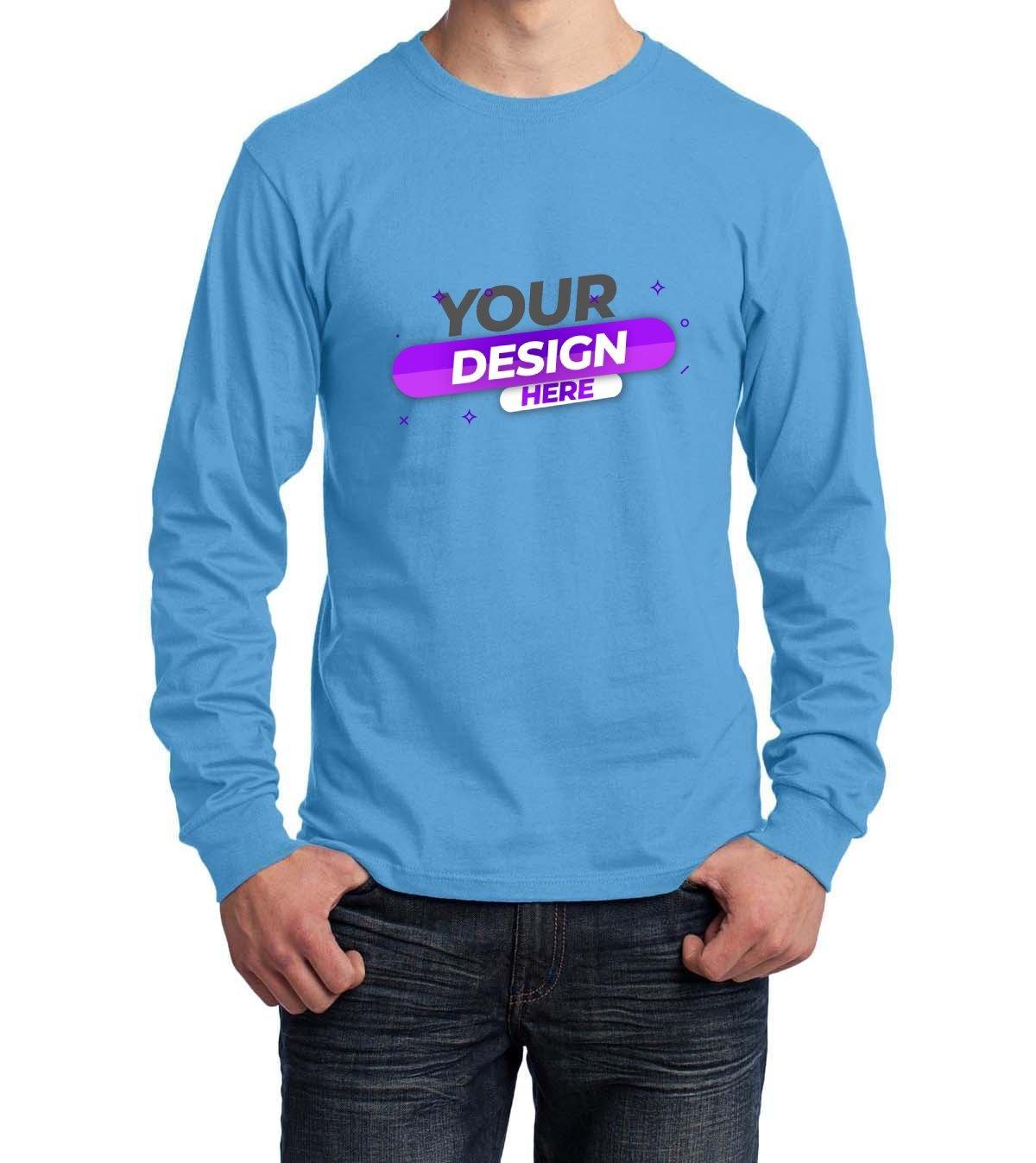 Port & Company® Long Sleeve Core Cotton Tee - Full Quality Print