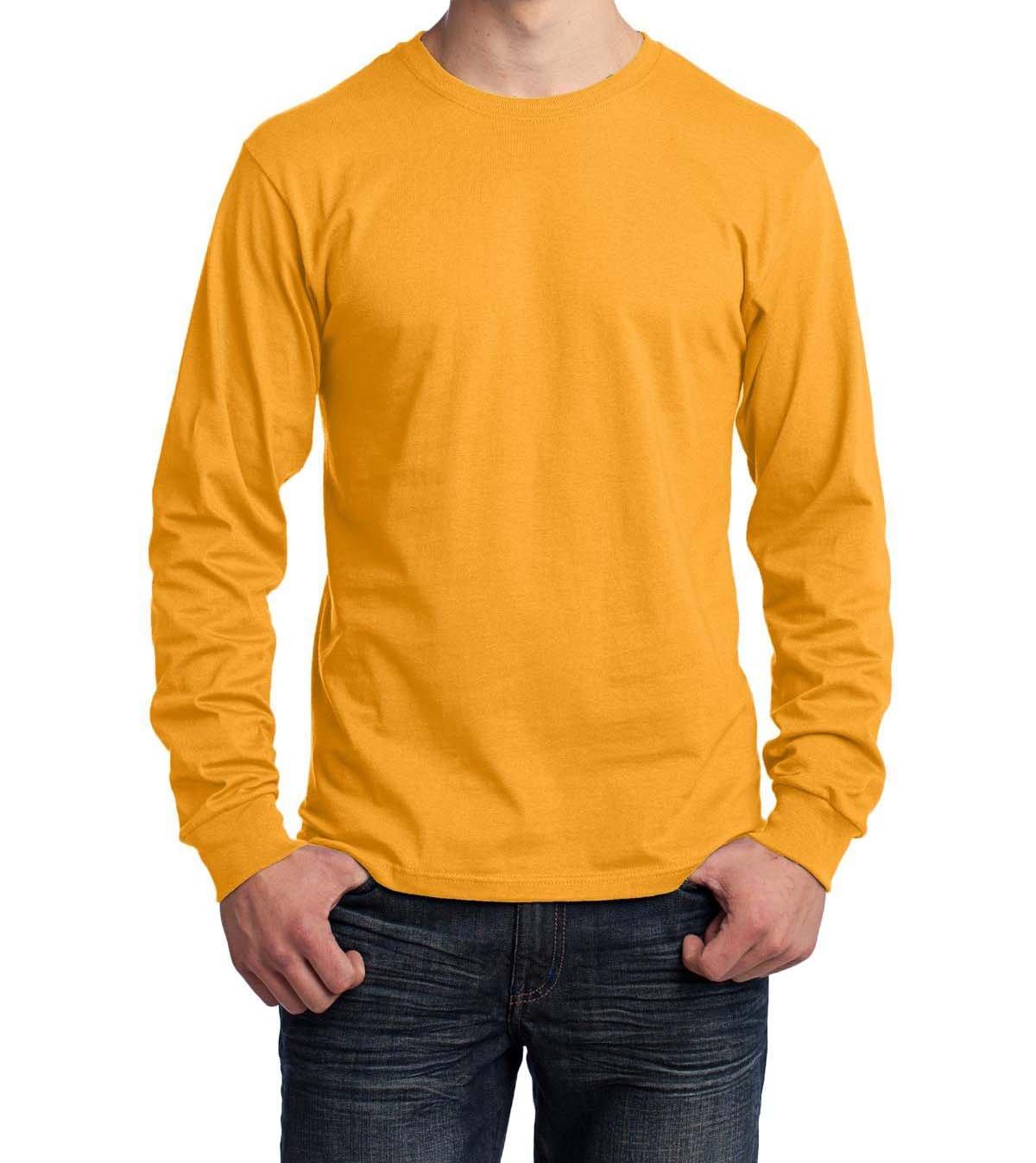 Port & Company® Long Sleeve Core Cotton Tee - Full Quality Print