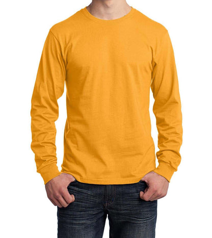Port & Company® Long Sleeve Core Cotton Tee - Full Quality Print