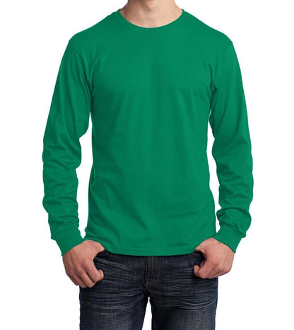 Port & Company® Long Sleeve Core Cotton Tee - Full Quality Print