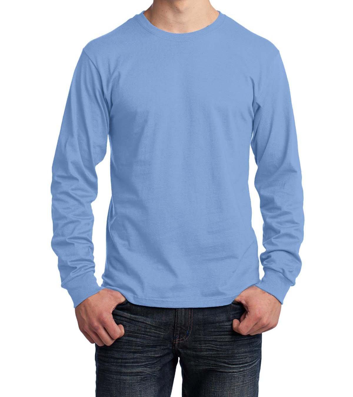 Port & Company® Long Sleeve Core Cotton Tee - Full Quality Print