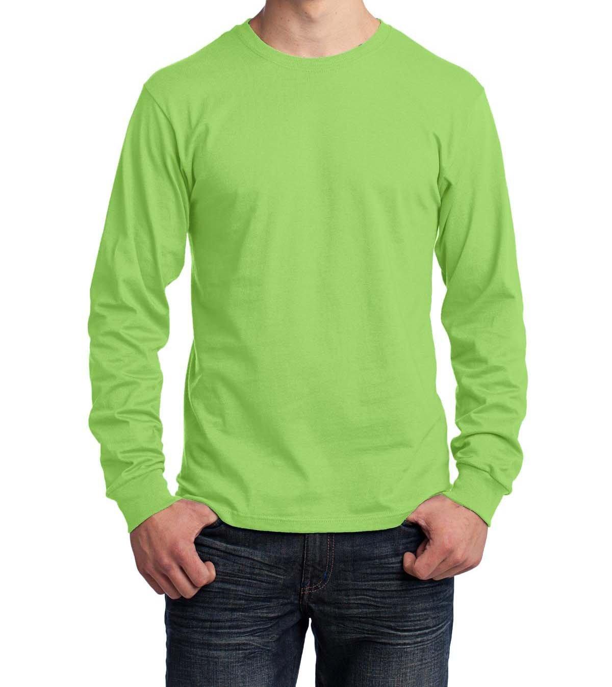 Port & Company® Long Sleeve Core Cotton Tee - Full Quality Print