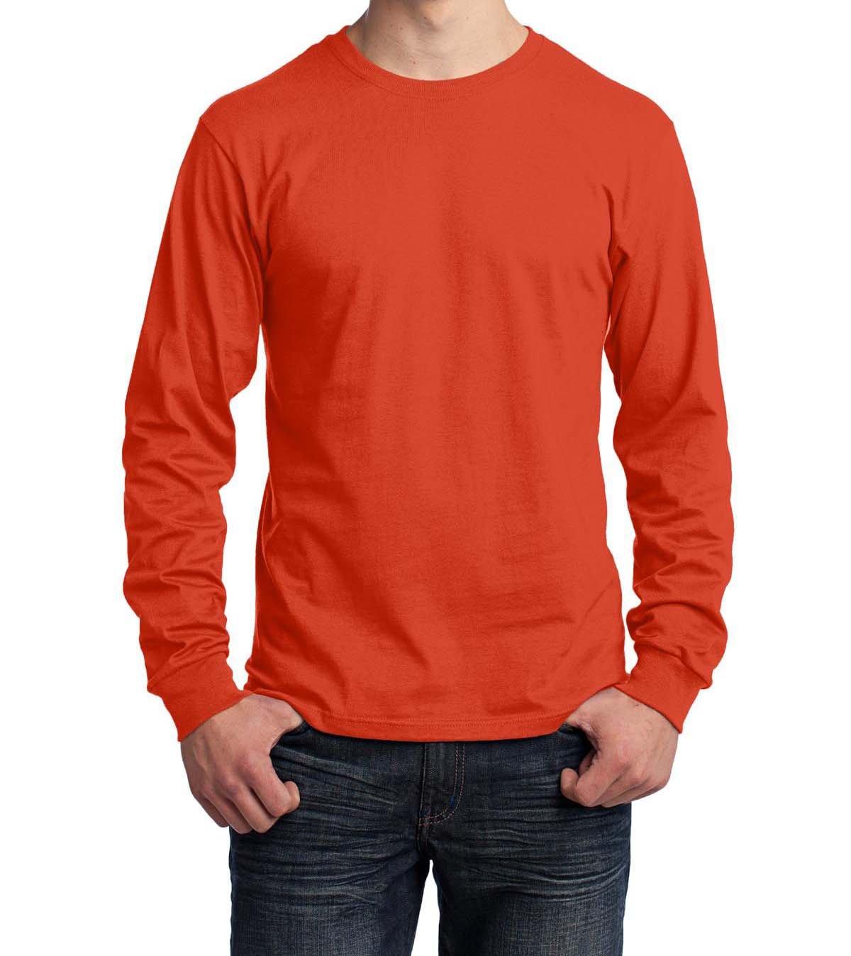 Port & Company® Long Sleeve Core Cotton Tee - Full Quality Print