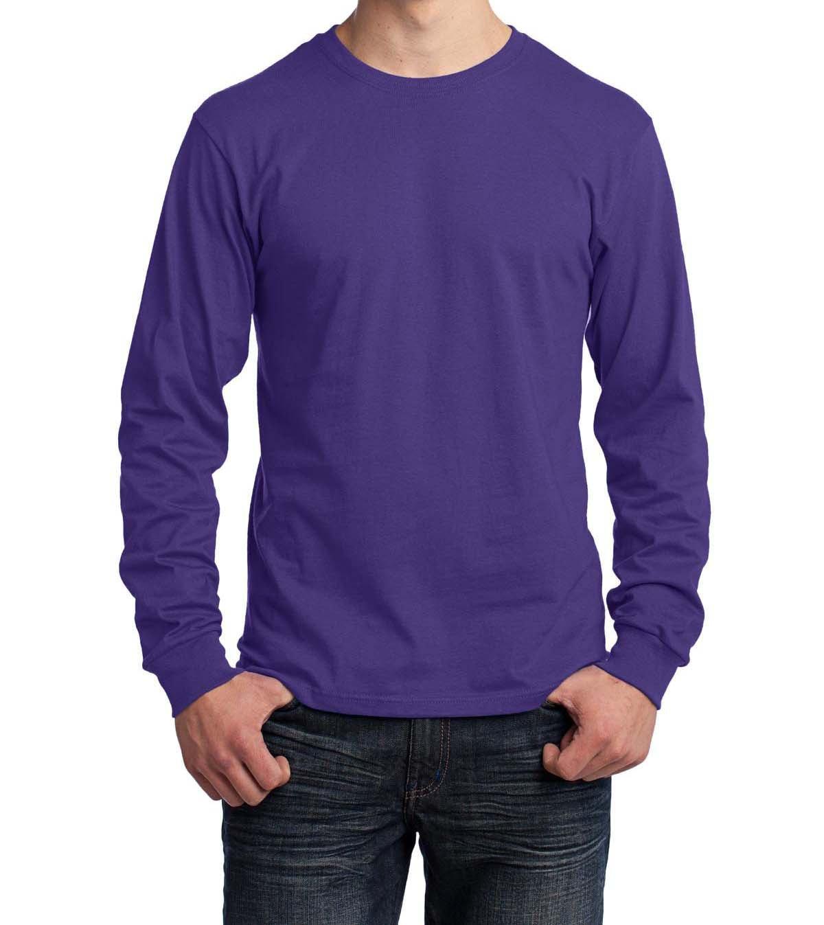 Port & Company® Long Sleeve Core Cotton Tee - Full Quality Print