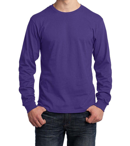 Port & Company® Long Sleeve Core Cotton Tee - Full Quality Print