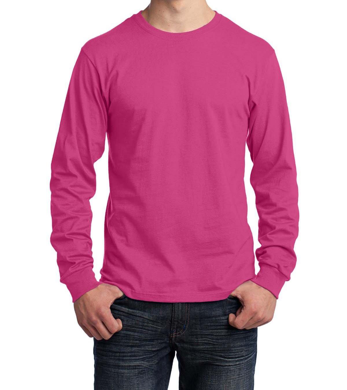 Port & Company® Long Sleeve Core Cotton Tee - Full Quality Print