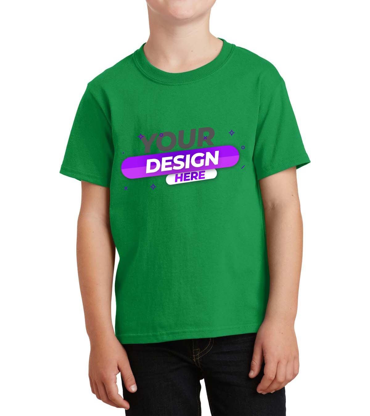 Port & Company® Youth Core Cotton Tee - Full Quality Print