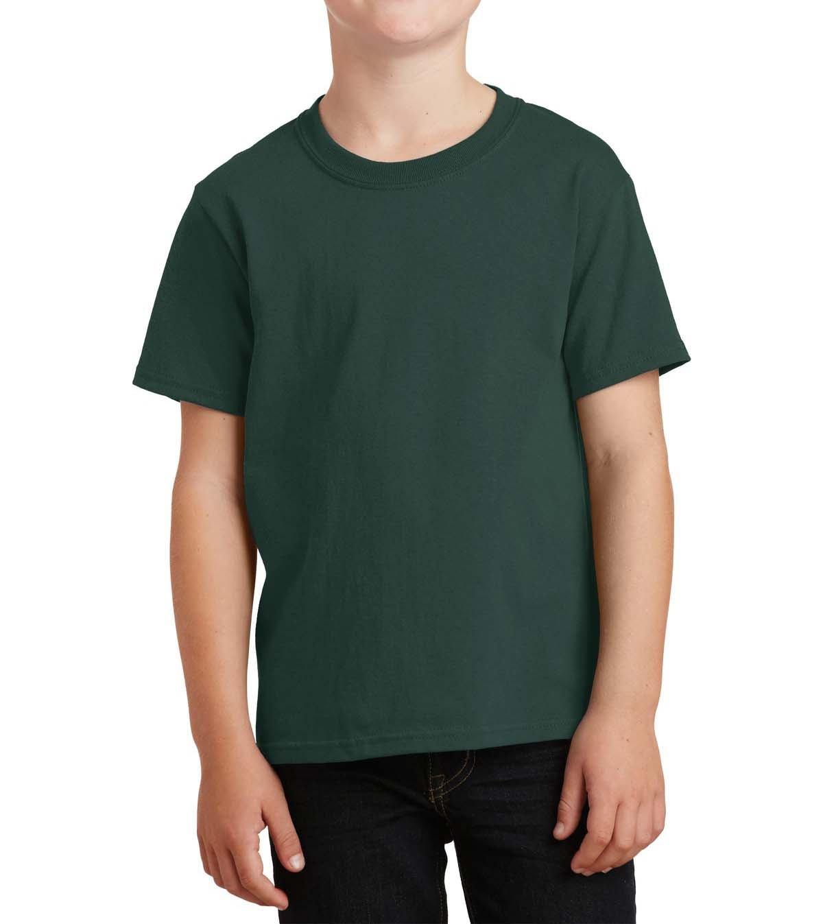 Port & Company® Youth Core Cotton Tee - Full Quality Print