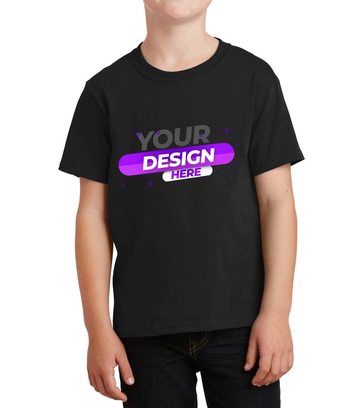 Port & Company® Youth Core Cotton Tee - Full Quality Print