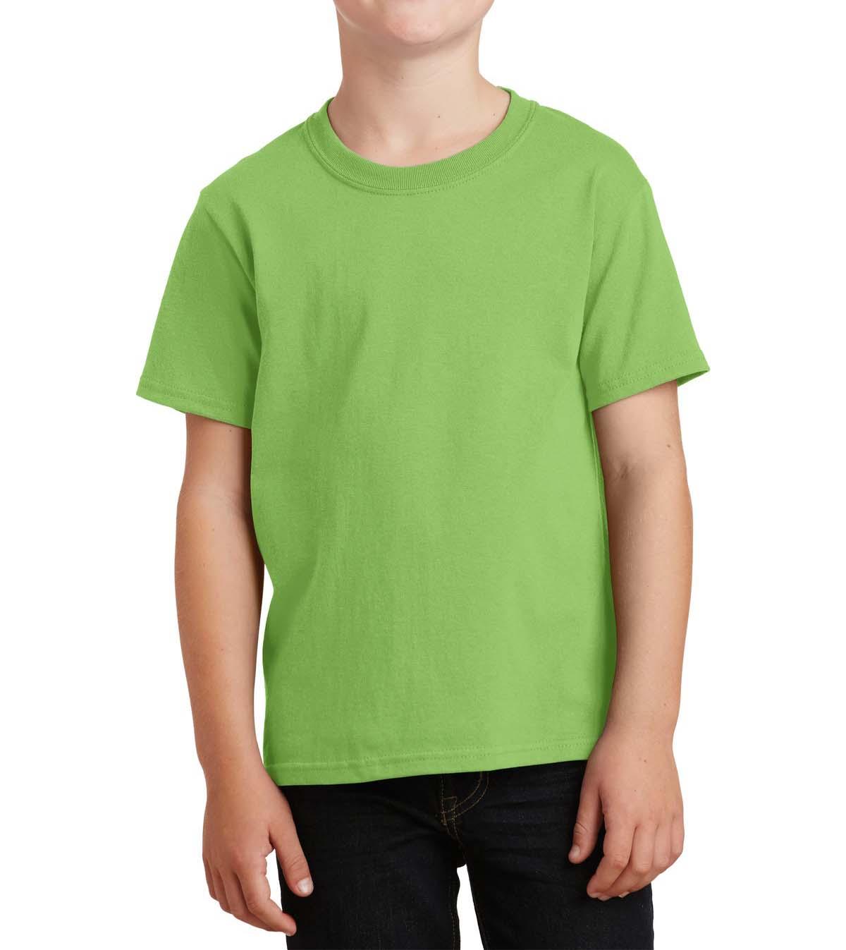 Port & Company® Youth Core Cotton Tee - Full Quality Print