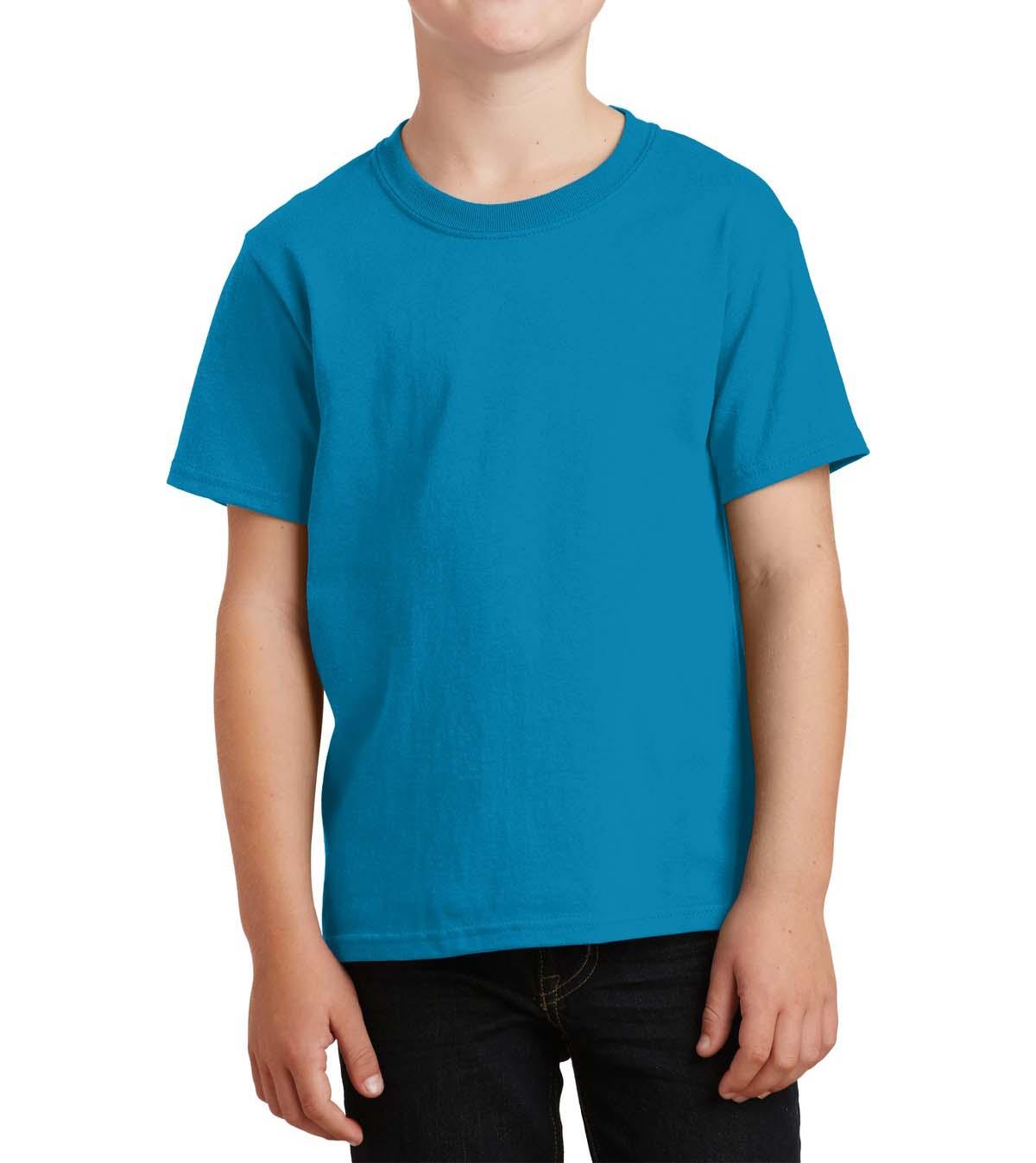 Port & Company® Youth Core Cotton Tee - Full Quality Print