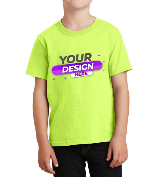 Port & Company® Youth Core Cotton Tee - Full Quality Print