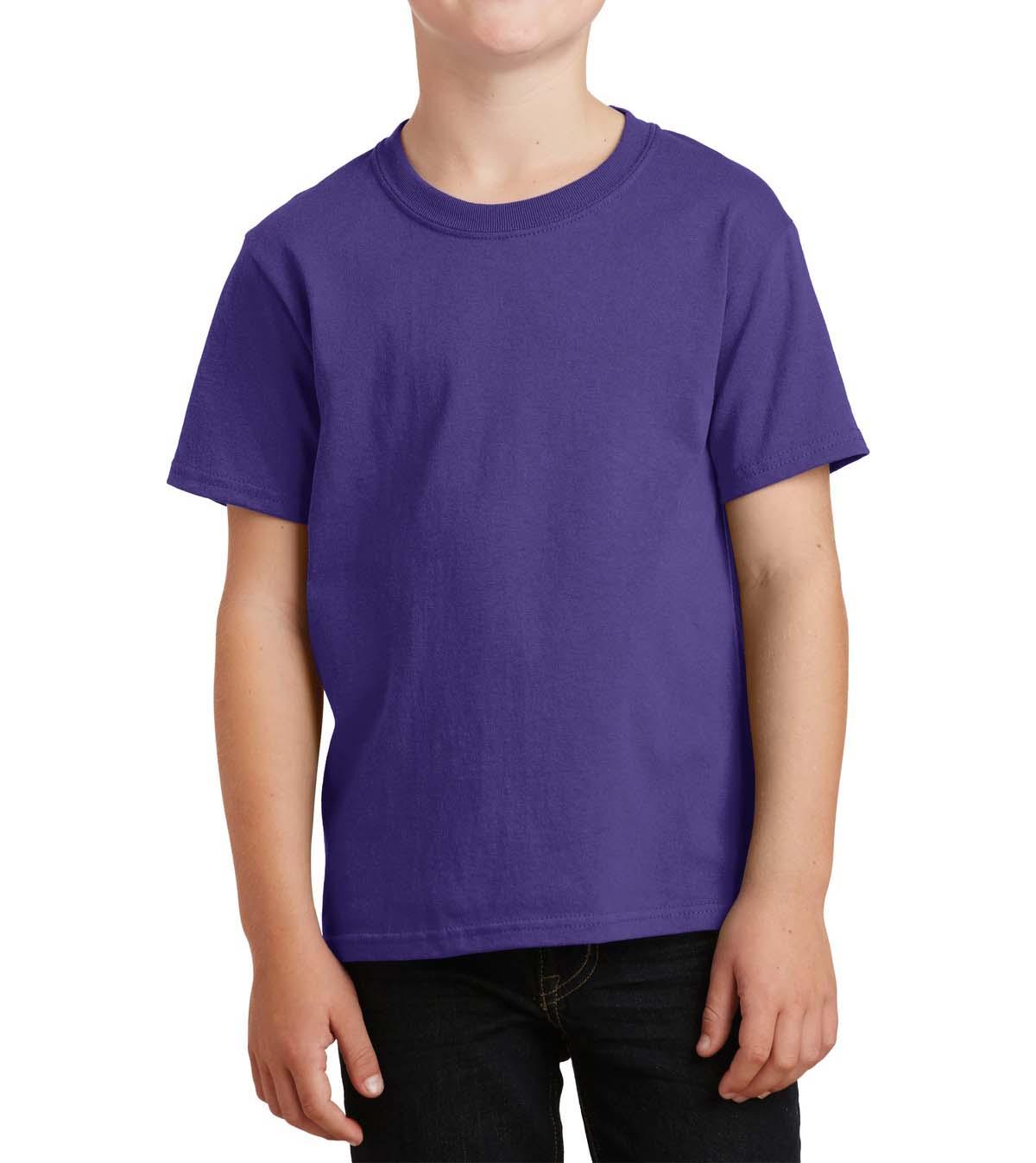 Port & Company® Youth Core Cotton Tee - Full Quality Print